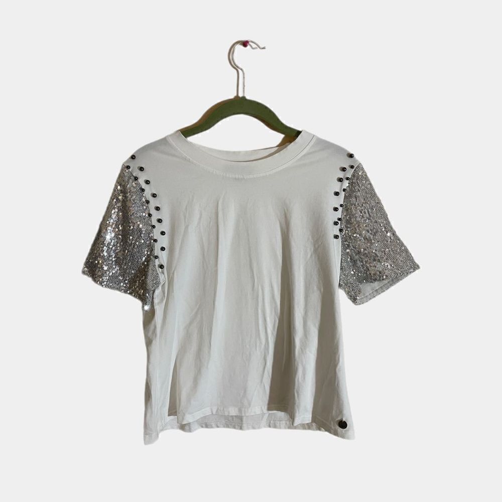 ITOO Fashion Womens T-shirt Small White